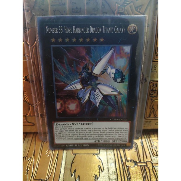 Thẻ bài Yugioh Number 38: Hope Harbinger Dragon Titanic Galaxy - Ultra