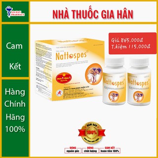 Nattospes Hộp 180 Viên - Tai Biến Mạch Máu Não