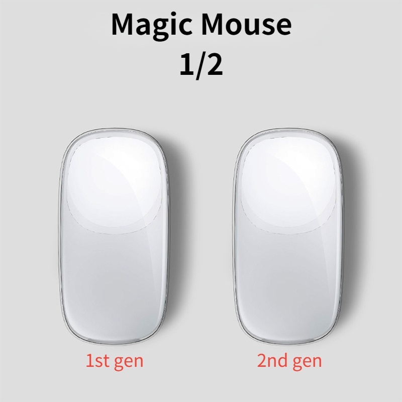 Ốp Điện Thoại Silicon Mềm Trong Suốt Chống Trầy Xước Cho Apple Magic Mouse 1st 2nd gen
