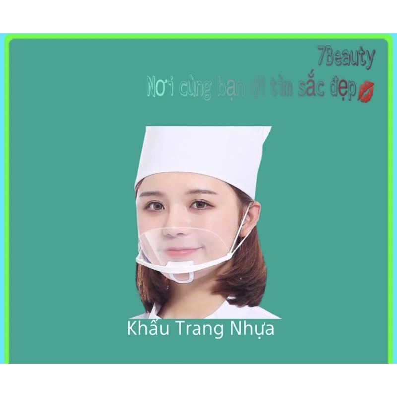 Khẩu trang nhựa  phun xăm