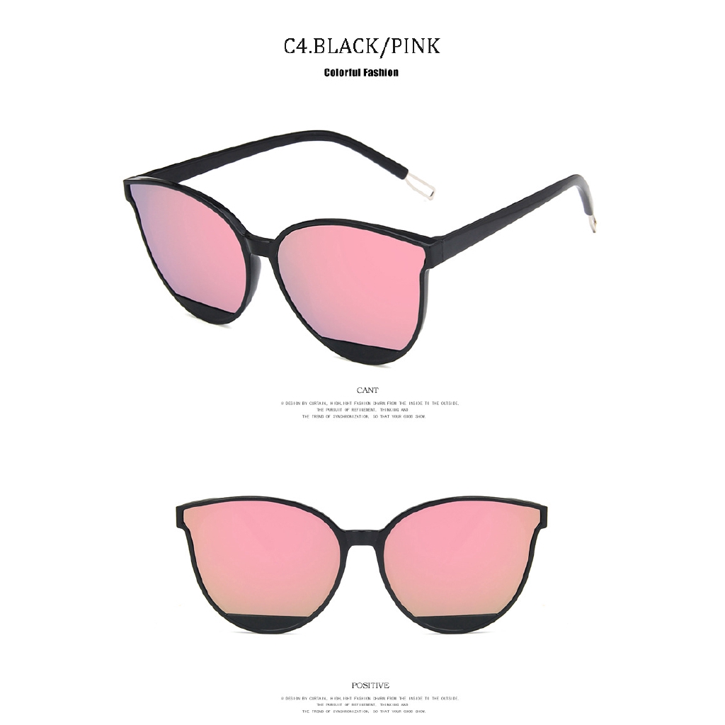 Kính Mát Mắt Mèo Oversize Chống Tia Uv400 Phong Cách Cổ Điển Dành Cho Nam Và Nữ