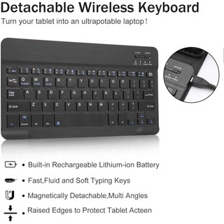 Bàn phím Bluetooth ko dây cho tablet táo Pro Mini Android IOS