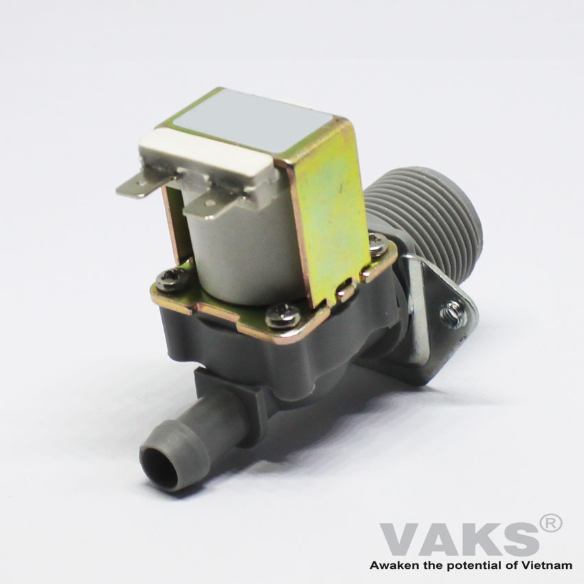 VAN ĐIỆN TỪ Van đầu vào ren 27mm, đầu ra 12mm, 12V DC - Thường Đóng