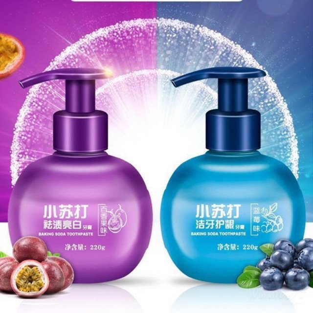 Tẩy Trắng Răng Baking Soda Vị Hoa Qủa