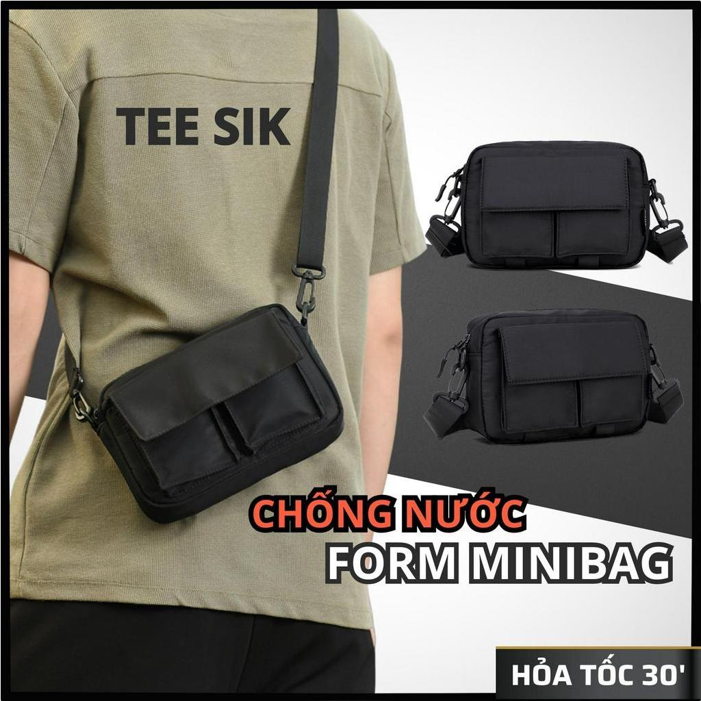Túi đeo chéo nam cao cấp TEE SIK túi đeo vai unisex cá tính thời trang nhiều ngăn chống nước đựng điện thoại TS34