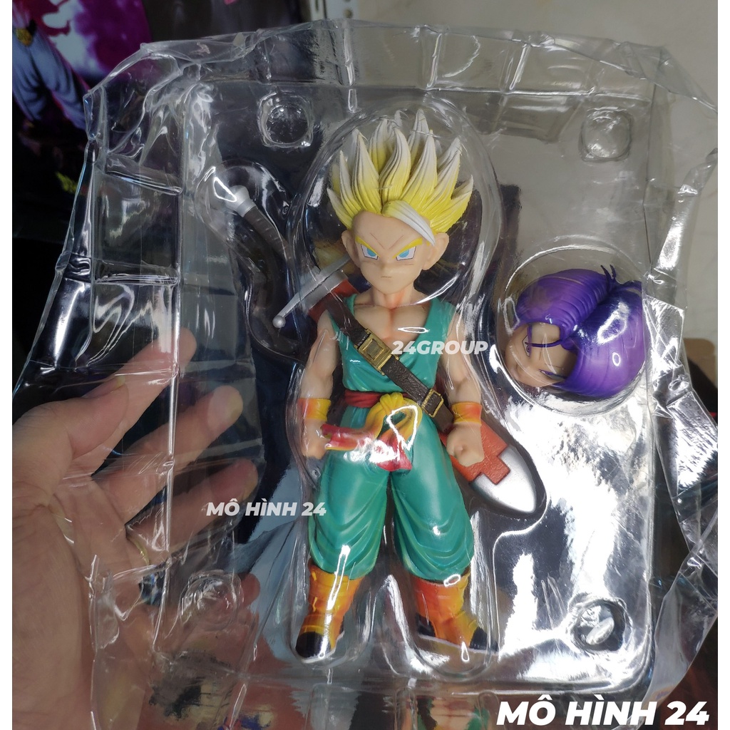 [19cm] Mô hình nhân vật cao cấp figure trunks kid 2 đầu ca lích trong dragon ball bảy viên ngọc rồng dragonball 24group