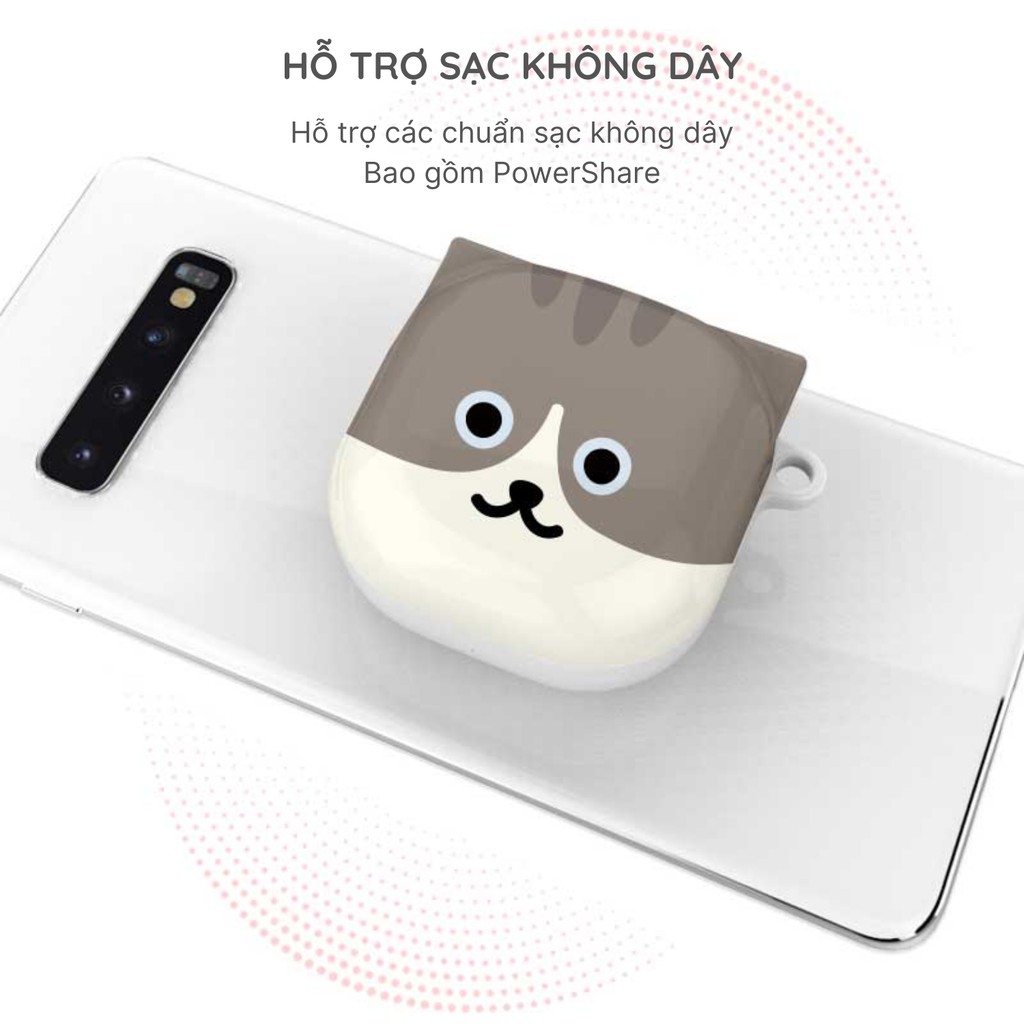Ốp bảo vệ Cat Series dành cho Galaxy Buds Live / Buds Pro / Buds 2 / Buds 2 Pro - Hãng DC Case