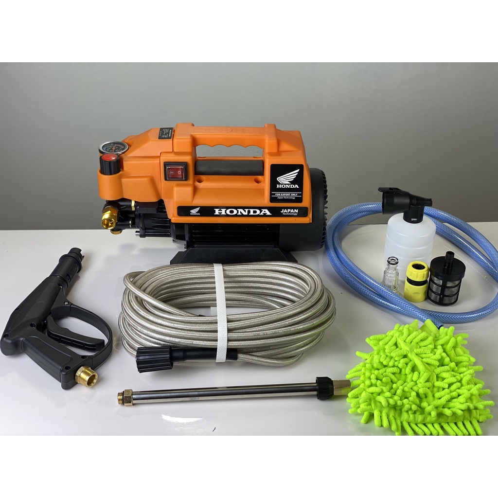 Máy rửa xe HON.DA 3500W có chỉnh áp đầy đủ phụ kiện, Máy rửa xe lõi đồng 100% siêu bên siêu bền