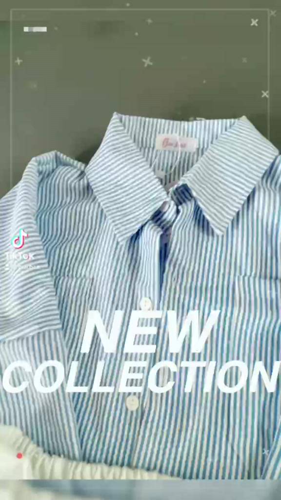 [Mã TOPS06 giảm đến 10k đơn 99k] (tặng kèm áo dây đen) set áo sơ mi sọc kèm quần short có size | BigBuy360 - bigbuy360.vn