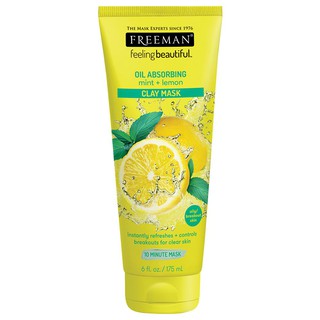 Mặt Nạ Đất Sét Freeman Mint & Lemon Clay Mask se khít lỗ chân lông 175ml