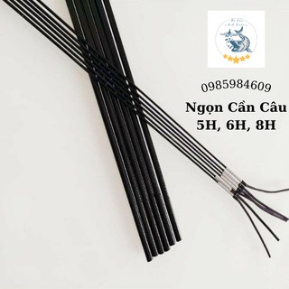 Ngọn cần câu tay độ cứng 5H, 6H, 8H, dày 1,2mm; 1,4mm - Ngọn cần câu đơn
