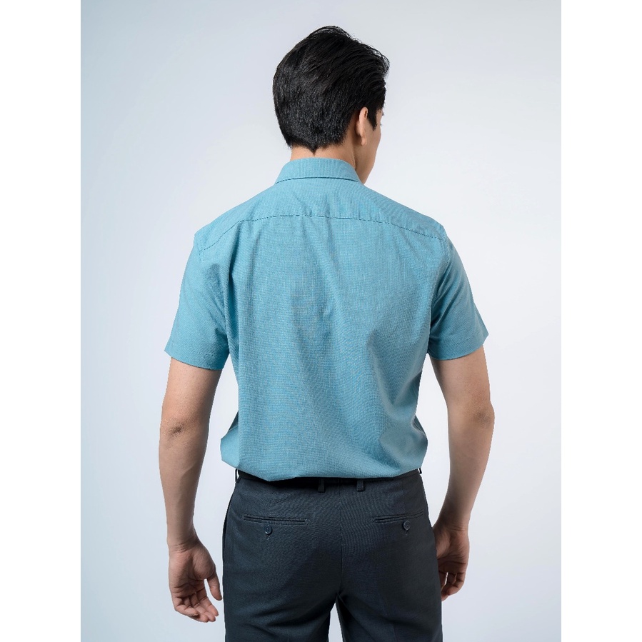 OWEN  Áo Sơ mi nam cộc tay dáng REGULAR sợi Tre - Mã  AR220073NT