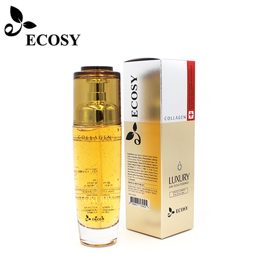 TINH CHẤT CHỐNG LÃO HÓA COLLAGEN LUXURY 24K GOLD ESSENCE ECOSY 120ML