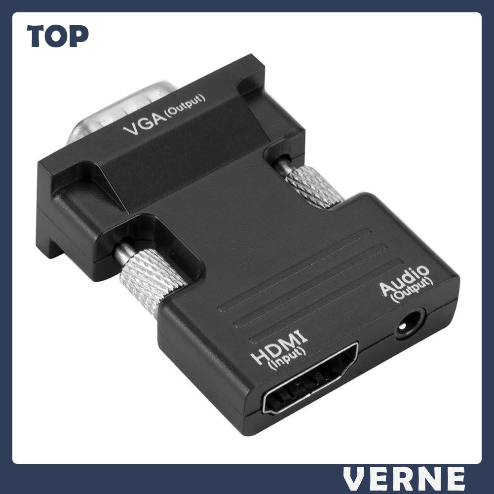 Bộ Chuyển Đổi Hdmi Sang Vga Hỗ Trợ Âm Thanh 1080p
