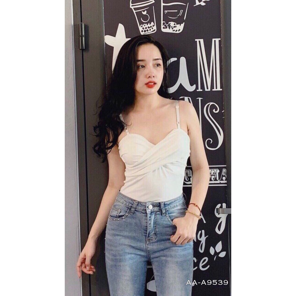 Áo Thun Hai Dây Mặc Được Hai Kiểu Cực Hot TTSL0033