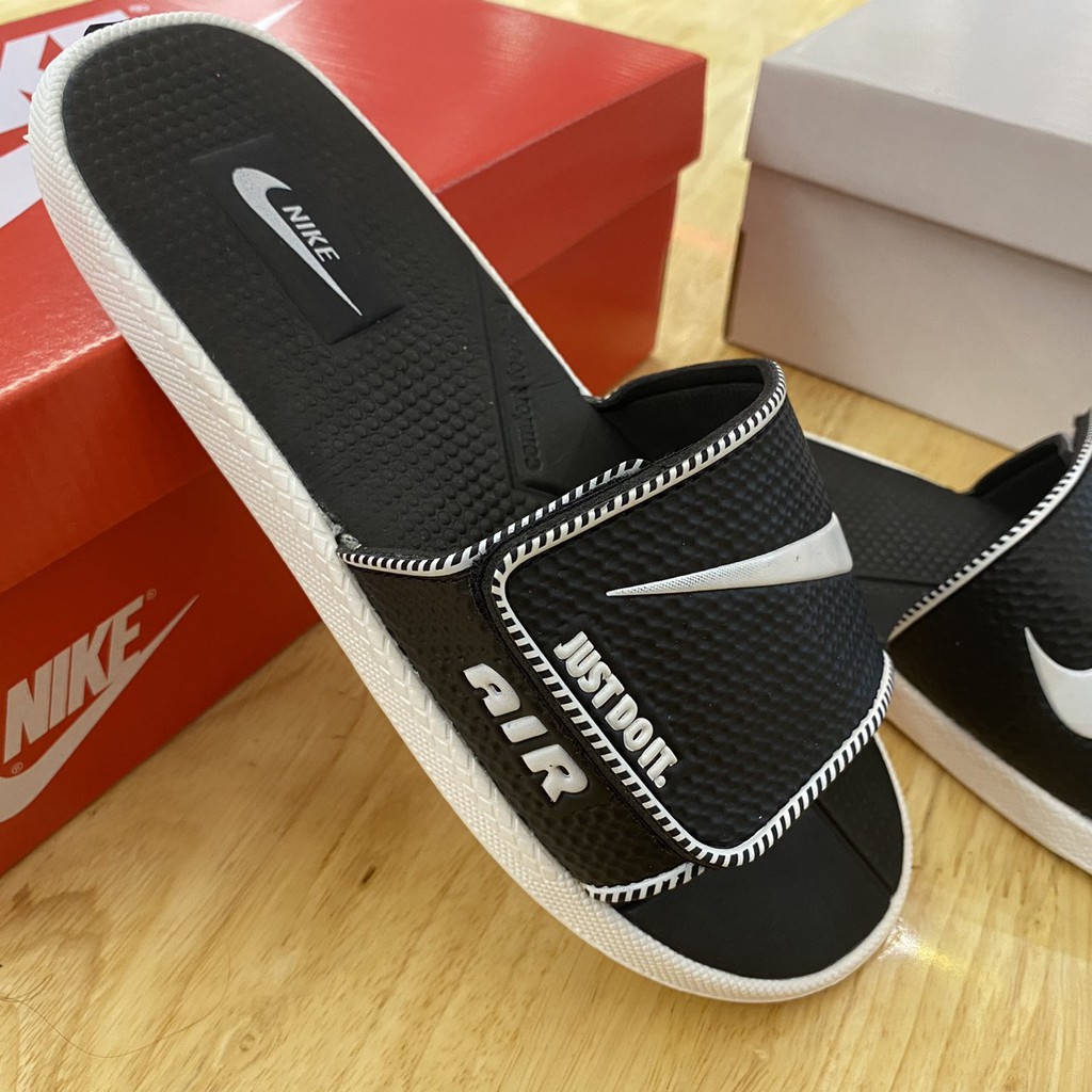 Dép bản thể thao quai ngang nam nữ, mút thái êm mềm, quai ngang xé dán fullbox