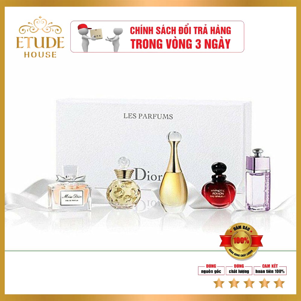 ❤️ chính hãng ❤️ bộ nước hoa Dior Les Parfums 5 chai cao cấp.hương thơm dịu nhẹ đầy lôi cuốn, giúp bạn trở nên quyến rũ | Thế Giới Skin Care