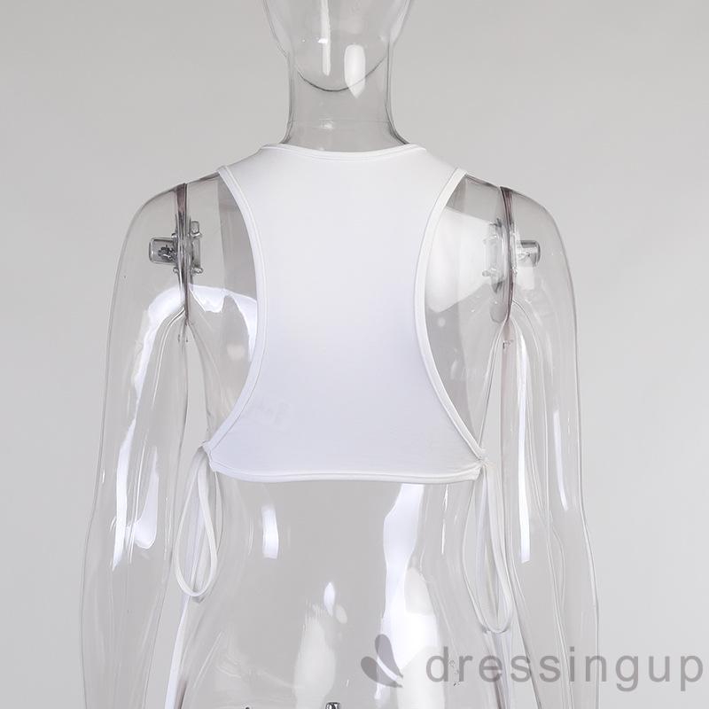 Áo Croptop Không Tay Màu Trơn Phong Cách Cá Tính Cho Nữ | BigBuy360 - bigbuy360.vn