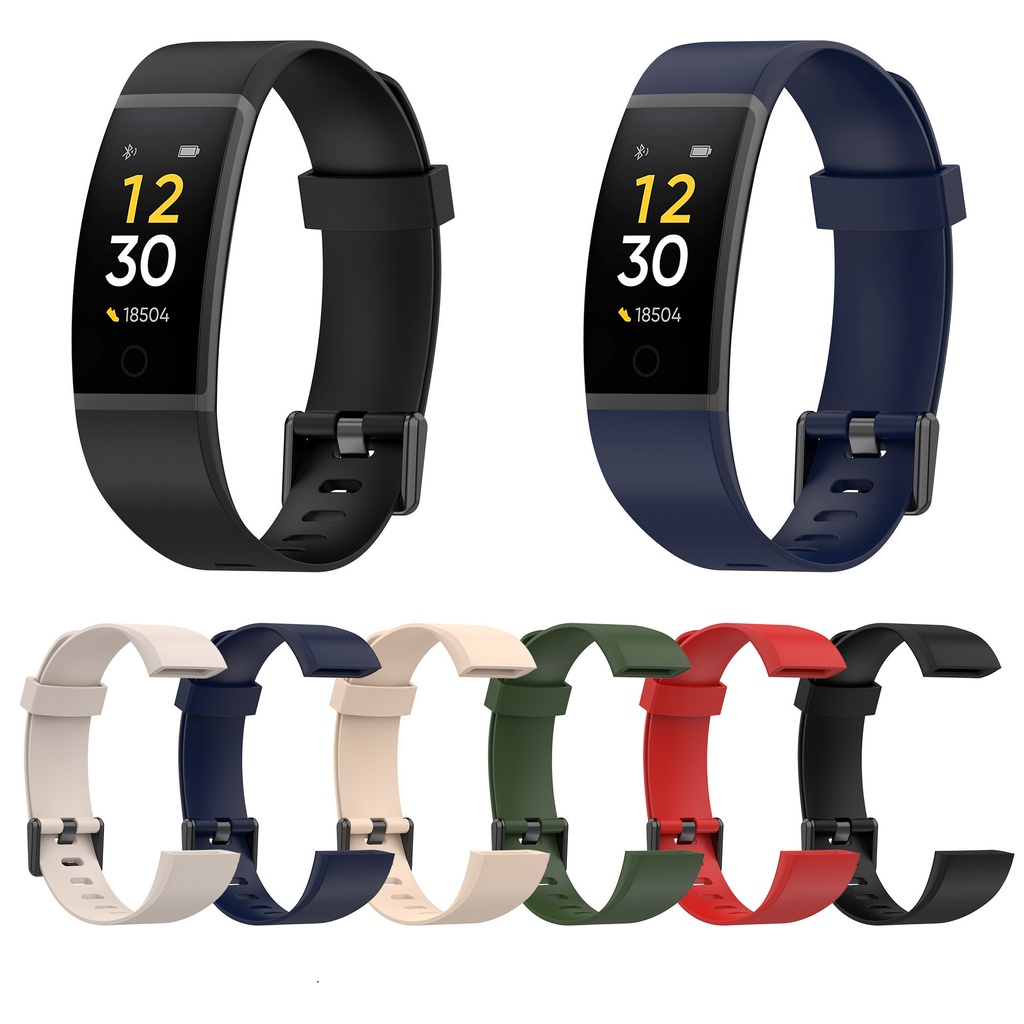 Dây Đeo Thay Thế Chất Liệu Silicon Nhiều Màu Sắc Cho Realme band RMA199