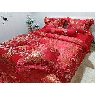 Bộ chăn ga gối gấm lụa singapore 💞 freeship 💞 chăn ga gối nệm gấm lụa siêu cấp - xoài decor