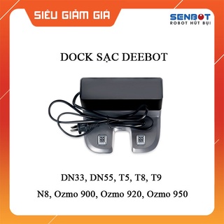 Phụ kiện dock sạc cho robot hút bụi ecovacs dn55, t5 max, t8 aivi - senbot