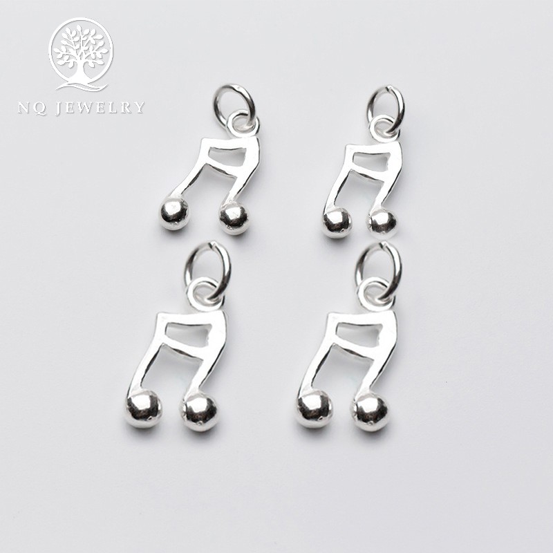 Mặt dây chuyền bạc hình nốt nhạc - NQ Jewelry