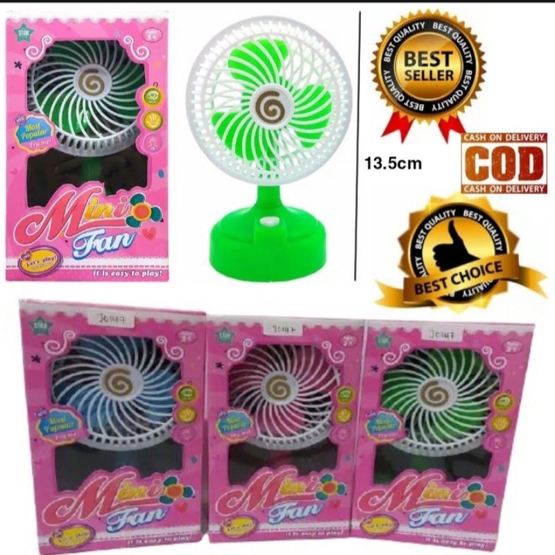 Quạt Mini Đồ Chơi Dùng Pin Vui Nhộn Cho Bé