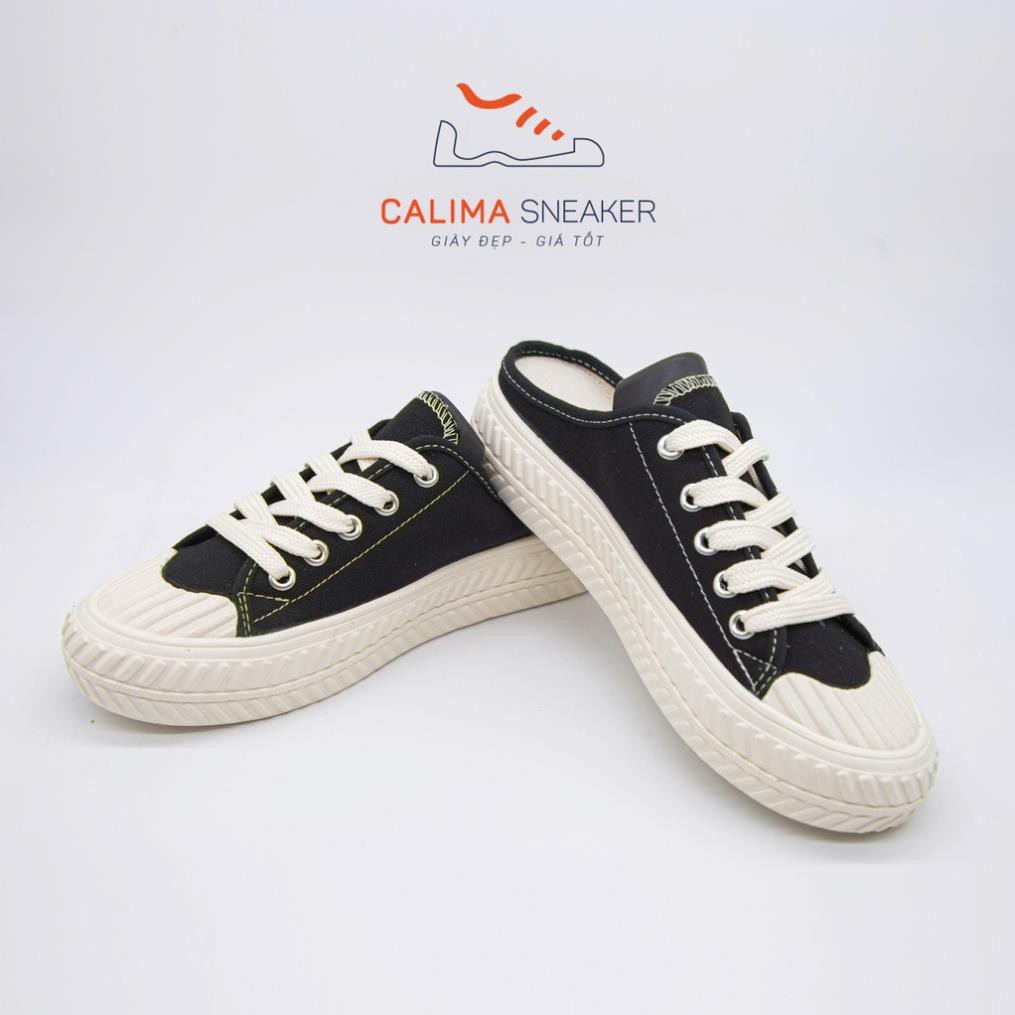 Sục NY, giày đạp gót NY, Sục Thể Thao Nữ 𝐌𝐋𝐁 Đen / Trắng Bản Đẹp, Cute  / Calima Sneaker | BigBuy360 - bigbuy360.vn