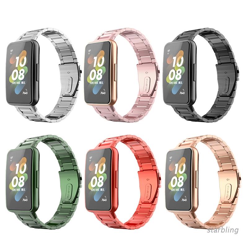 Dây Đeo Thay Thế Chất Liệu Thép Không Gỉ Thời Trang Cho Huawei Band 7