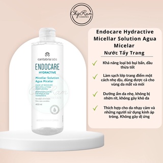 Tẩy trang Endocare TBN