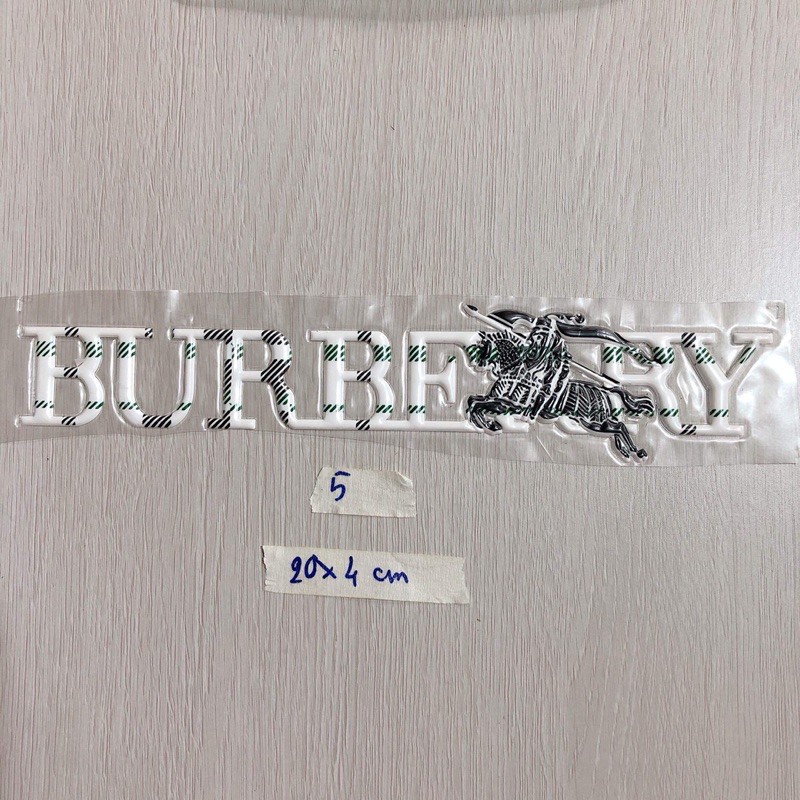 Sticker hình ủi nổi logo thương hiệu 04