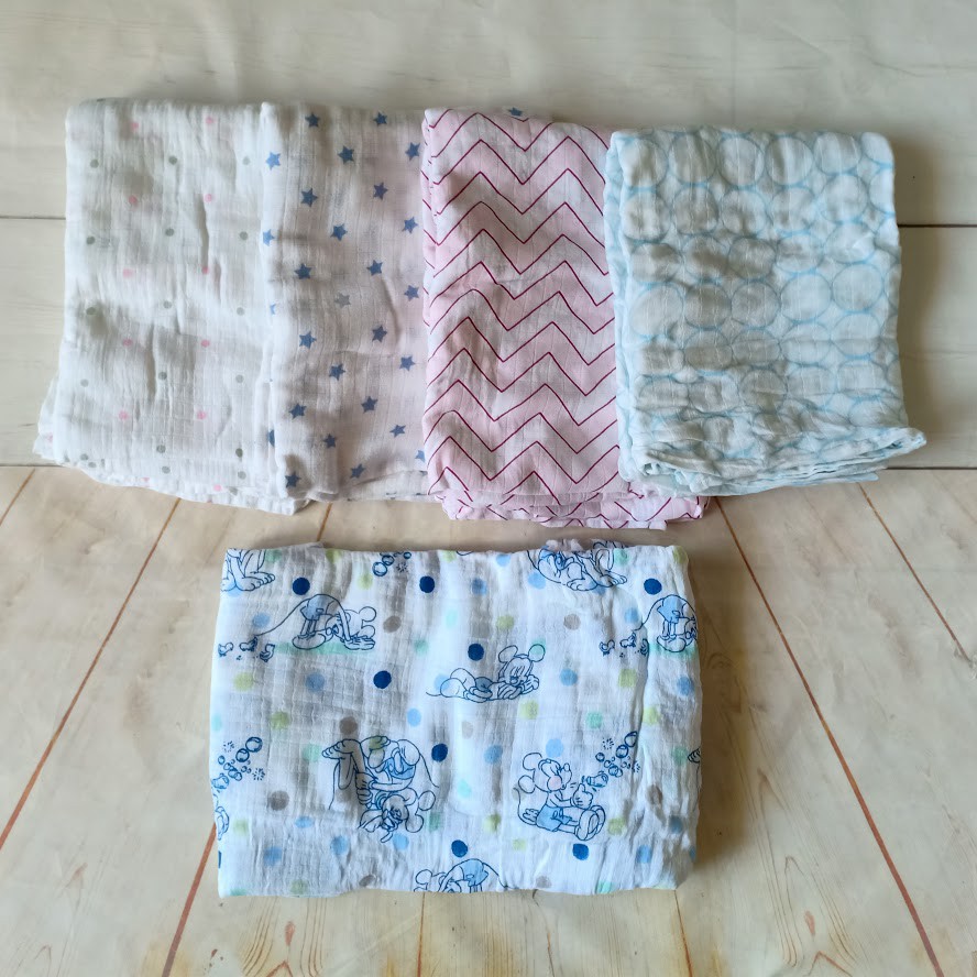 Khăn COTTON ADEN đa năng dùng tắm hoặc quấn bé yêu