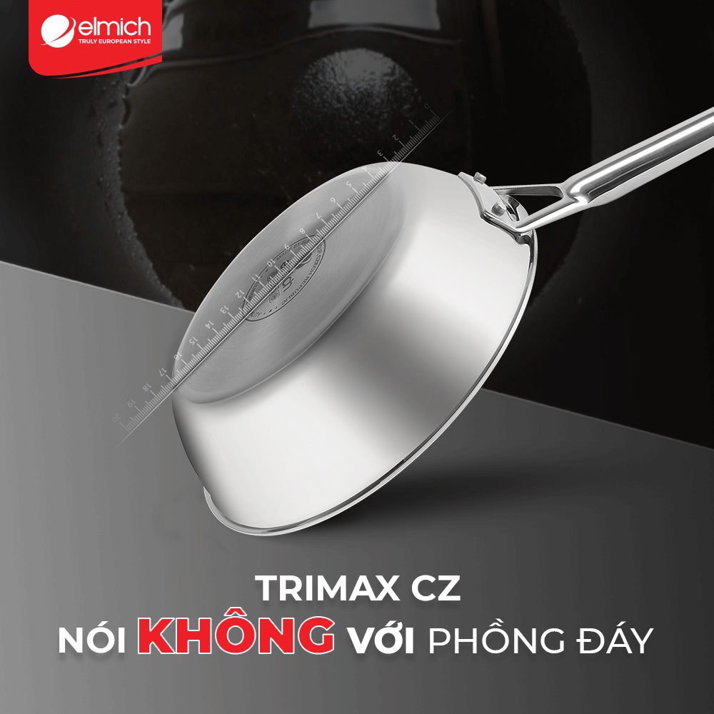 Chảo chống dính inox liền khối Elmich Trimax CZ EL-3835 size 20cm