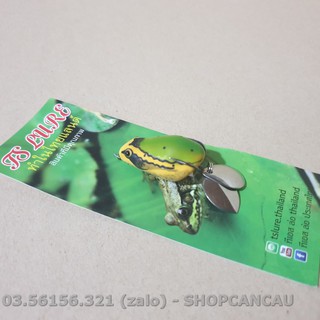 Mồi câu lure cá lóc cá săn mồi ts lure vàng xanh hiệu quả