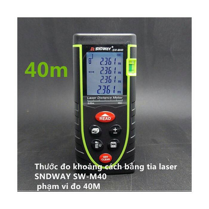 Thước đo khoảng cách bằng tia laser ⚡[𝙁𝙍𝙀𝙀 𝙎𝙃𝙄𝙋]⚡50 mét / 100 mét  SND SW-M50/100 BC02