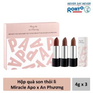 Hộp quà son lì Miracle Apo x An Phương