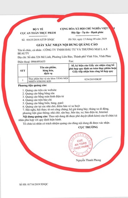 (GIÁ SỈ 5)TĂNG MỘC NHIÊN STRONG KID | Thế Giới Skin Care