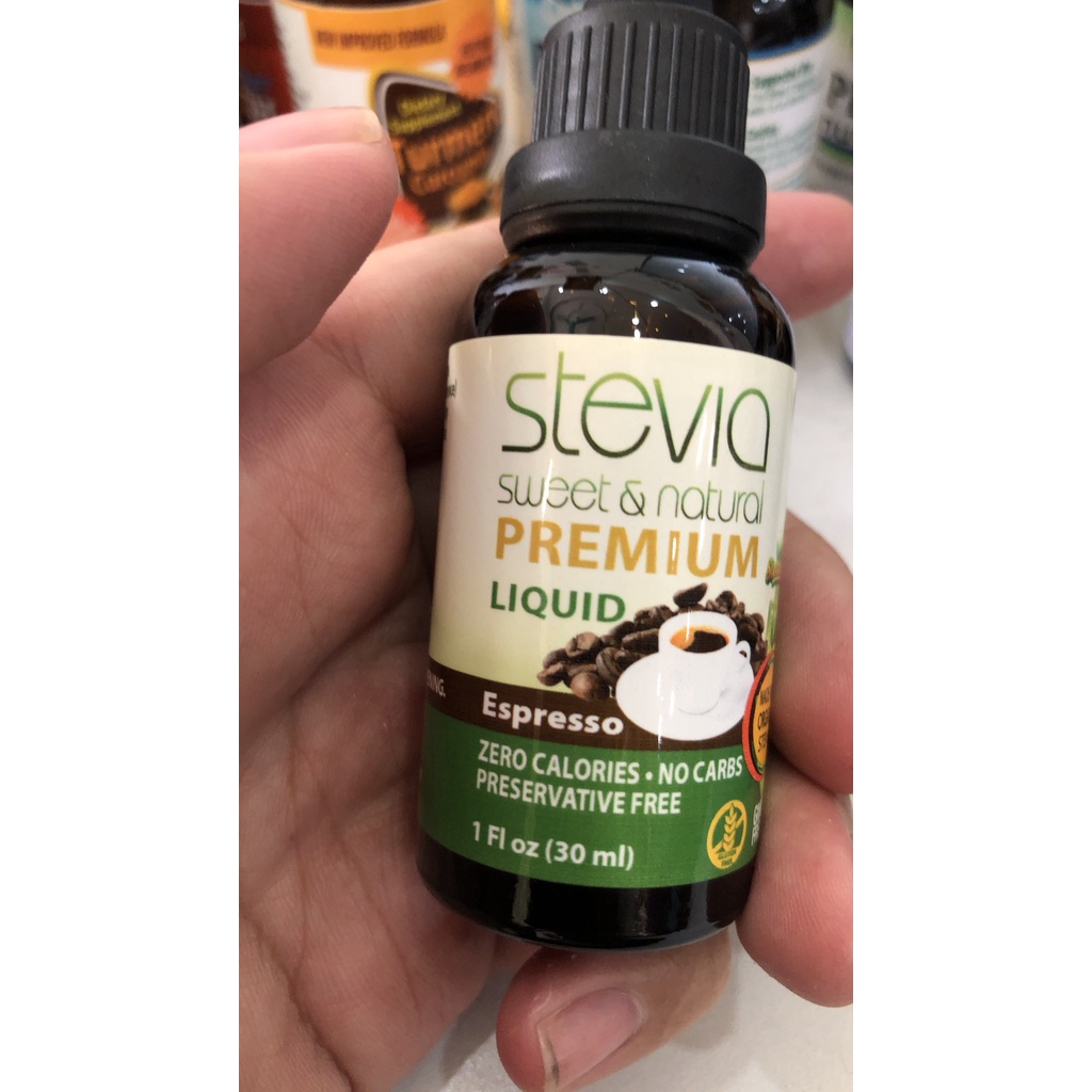 Peach Premium Quality Stevia Drops | Organic Liquid Stevia | Best Sugar Substitute | 100% Pure Extract | All Naturally S