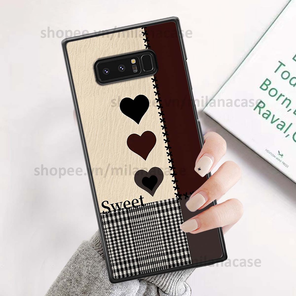 Ốp Samsung Note 8 hình trái tim be love tình yêu siêu đẹp, cá tính, thời trang