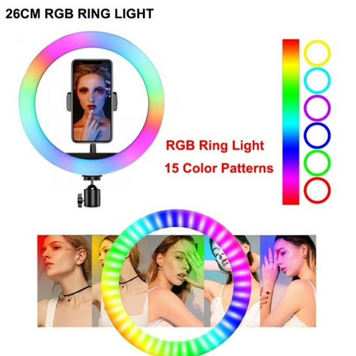 Vòng Đèn Led Rgb 26cm / Cxb Rgb 260 10 Inch / 26cm Hỗ Trợ Chụp Ảnh Cho Studio