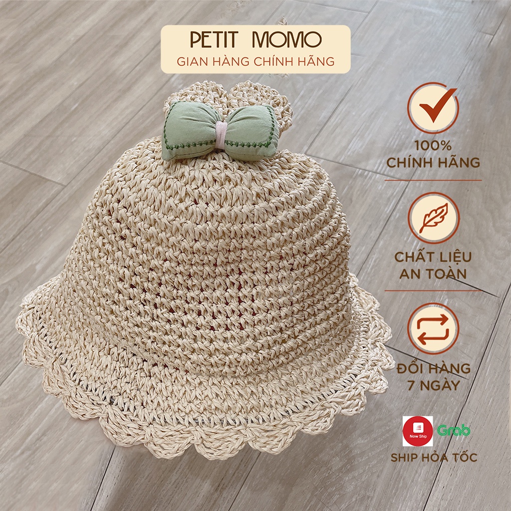 Mũ Cho Bé Gái PETIT MOMO Rộng Vành Thiết Kế Xinh Xắn Dễ Thương, Nhiều Mẫu Ngẫu Nhiên