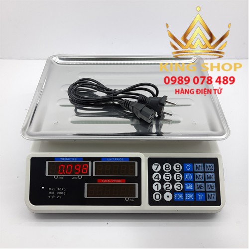 CÂN ĐIỆN TỬ TÍNH TIỀN 40KG, HÀNG CAO CẤP, ĐỘ BỀN CAO | BigBuy360 - bigbuy360.vn