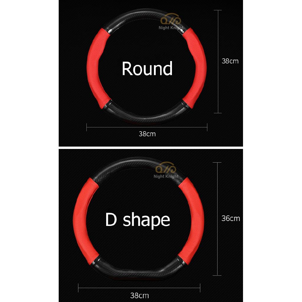 Vỏ bọc vô lăng chất liệu sợi carbon sang trọng cho MITSUBISHI GRANDIS