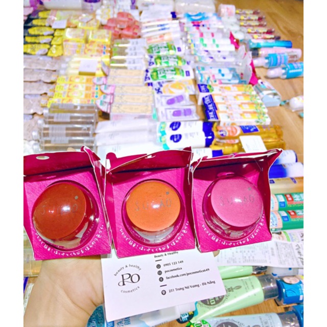 Má hồng Sugao dạng kem Nhật Bản - Đủ màu Cam, Đỏ, Hồng