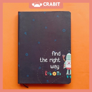 Sổ tay kẻ ngang Crabit Bullet Journal Fantasy Rô bốt