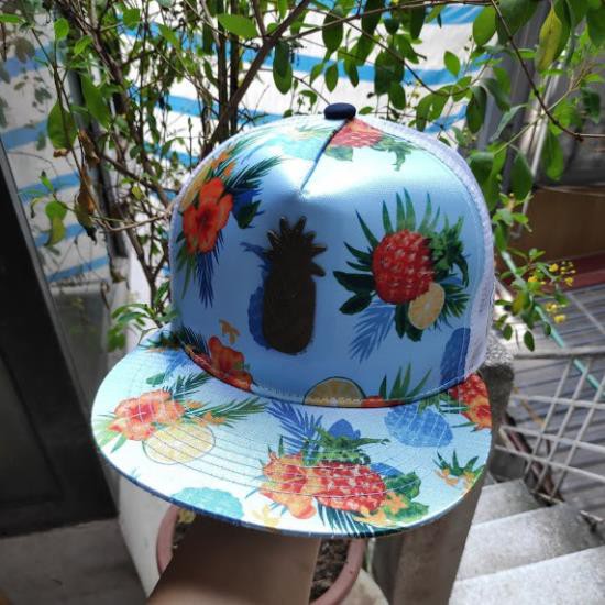 Mũ snapback quả dứa du lịch biển