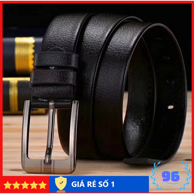 Thắt lưng nam cao cấp khóa kim dây lưng nam sang trọng lịch lãm nịt da thời trang DLKK002S Shopdoda96