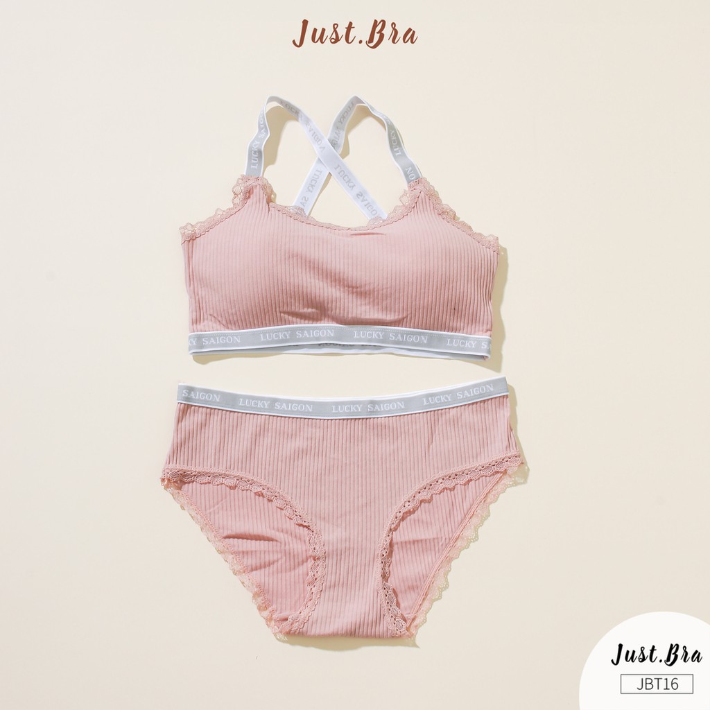 Set đồ tập Just Bra thun gân siêu mềm mại JBT16 | BigBuy360 - bigbuy360.vn