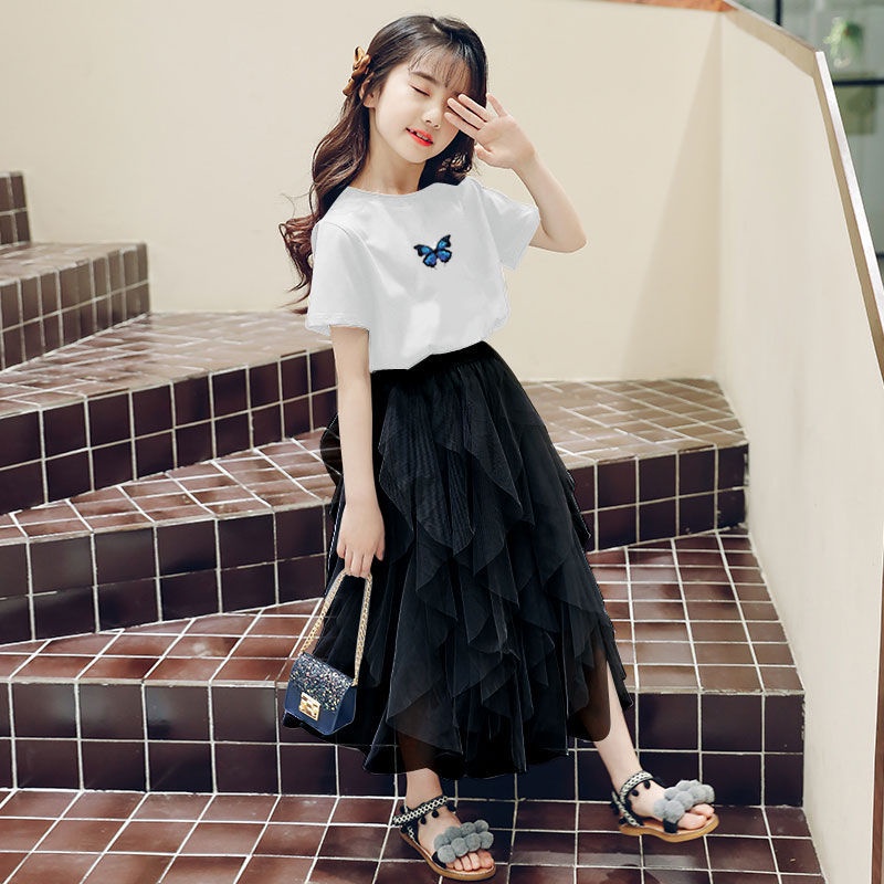 Đầm Bé Gái Set Áo Váy Công Chúa Bằng Cotton Phong Cách Phương Tây Thời Trang Mùa Hè Dành Cho Bé Gái 2023