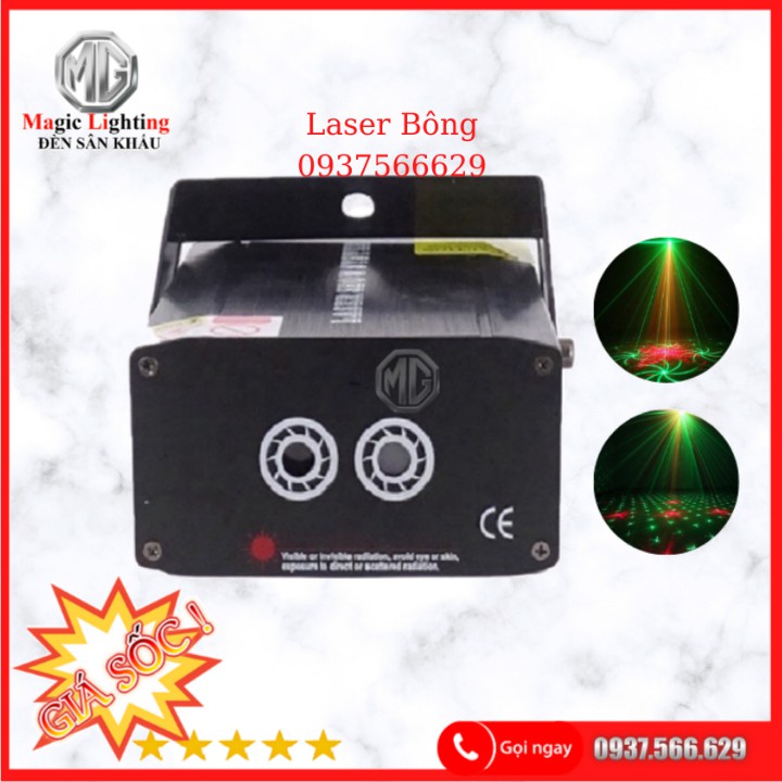 [ SALE OFF ] Đèn Laser Bông  - Đèn Sân Khấu tphcm